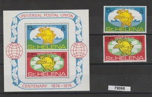 ST HELENA 1974 U.P.U. 2 V + BF MNH MF79066 - Imagen 1 de 1