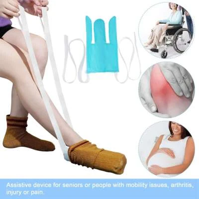 Extractor de ayuda para calcetines fácil de encender y quitar herramienta de asistencia para ancianos embarazadas Foto 1 de 4