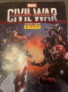 Captain America : Civil War : Panini Sticker Album : 100% Complete - Picture 1 of 21