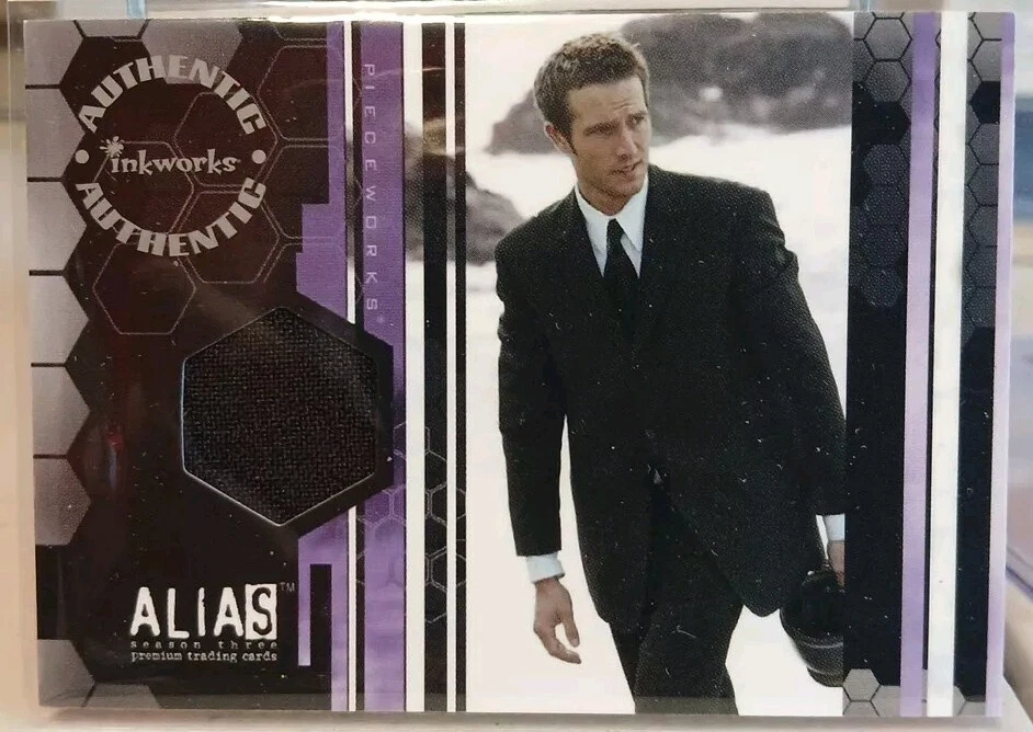 Alias Season 3 Michael Vaughn Pieceworks Costume Card PW2 Michael Vartan 2004  - Image 1 of 2
