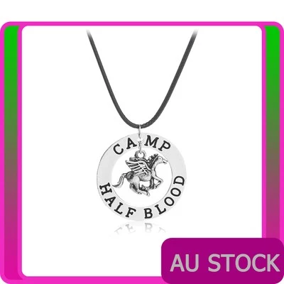 Percy Jackson Camp Half-Blood Necklace Greek Mythology Chain Costume Accessory - image 1 of 4