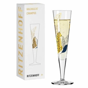 Ritzenhoff champagne glass gold night 033 - Picture 1 of 5