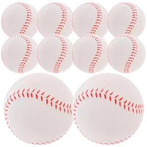 12pcs 90mm PU Practice Baseball for Students and Beginner (White) baseball - Picture 1 of 12