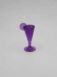Accesorios para muñecas Barbie Mattel púrpura transparente bebidas de lujo - Imagen 1 de 3