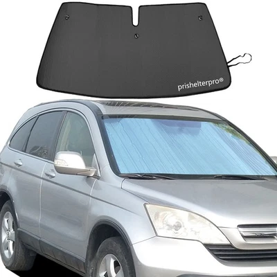 Подходит для Honda CRV 07-11 переднее лобовое стекло черный серебристый солнцезащитный козырек для кемпинга - Изображение 1 из 4