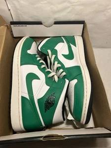 Size 12 - Air Jordan 1 Mid Lucky Green (DQ7426-301) - Picture 1 of 20