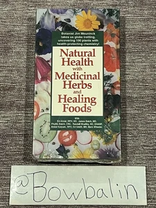 Natural Health With Medicinal Herbs And Healing Foods ( VHS , 1992 ) Vintage New - Bild 1 von 9