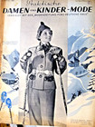 altes Modeheft von 1939 mit Schnittmuster, wunderschöne Damenkleider Puppenmode