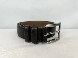 Allen Edmonds 39507 braun Leder breiter Basic eleganter Gürtel 36 handgefertigt in USA - Bild 1 von 10