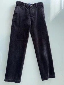 Polo Ralph Lauren Boy Black 98% Cotton Corduroy Pants Size 7 - Picture 1 of 3