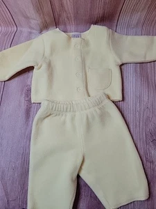 Vintage Baby Gap Fleece Outfit Neugeboren 7-12 Pfund - Bild 1 von 7