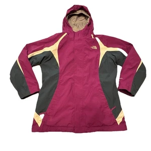 The North Face Mädchen Gr. XL 18 lila 2-in-1 Fleece gefütterte Regen Schnee Jacke gebraucht, in einwandfreiem Zustand - Bild 1 von 15