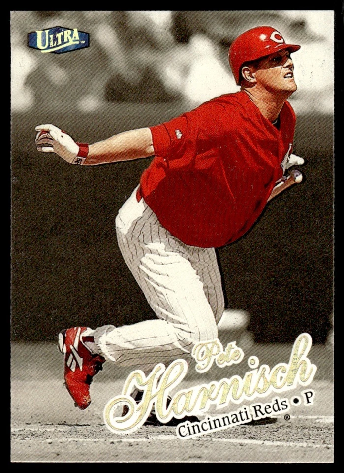 1998 Ultra Gold Medallion Pete Harnisch Cincinnati Reds #389G - Image 1 of 2