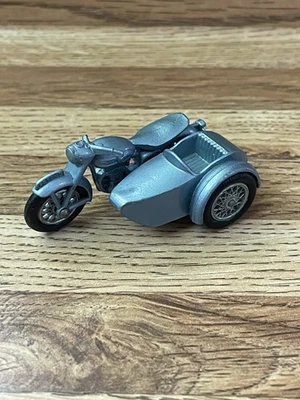 Matchbox 1960  #4 Triumph T110 Motorcycle with Sidecar - Broken Handlebar - Image 1 of 4