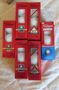 TITLEIST DT 2-PIECE DT CARRY DT WOUND GOLF BALLS 6 PACKS OF 3 BALLS EACH NEW - Picture 1 of 2