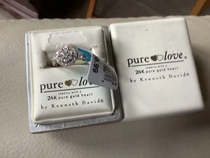 Weißgold Diamant Verlobungsring 1 kt von Kenneth David, 24 & 14 kt - Bild 1 von 7