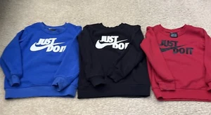 Lot Of 3 Kids Unisex Nike Sweatshirts. Size 6 - Picture 1 of 1