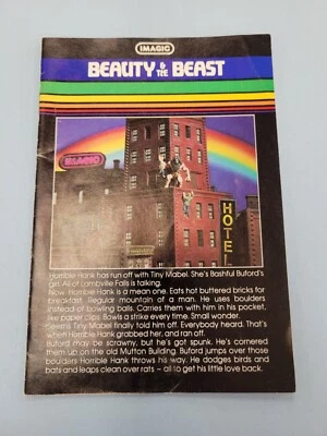 Beauty & the Beast (Intellivision, 1982) Manual Instructions Only (0595) - Image 1 of 2