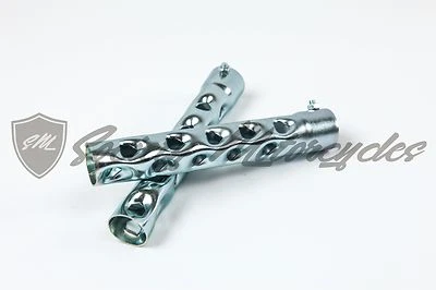 Silenciador Harley Davidson tubo de escape deflector tubos de arrastre 8" Dyna Sportster Foto 1 de 3