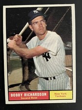 1961 Topps #180 Bobby Richardson EX+
