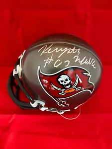 KENYATTA WALKER SIGNIERT TAMPA BAY BUCCANEERS MINIHELM SELTEN COA - Bild 1 von 2