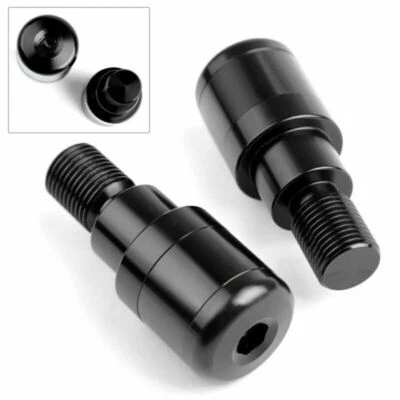 7/8" Handle Bar End Cap Plugs Slider For Yamaha MT-07 MT-09 XJ6 MT-10 FZ10 B E6 - Image 1 of 4