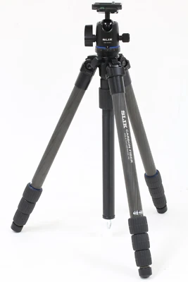SLIK Pro CF-834BH6 Carbon Fibre Tripod with PBH-635AS Ball Head - Image 1 of 4
