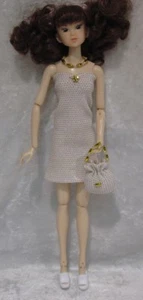 Made to fit MOMOKO Sekiguchi Petworks #28 Handmade Dress, Purse & Necklace set - Picture 1 of 3