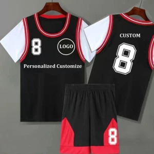 Customized Basketball Jersey Team Shirt Tank Name Number Mesh Reversible Tank - Picture 1 of 37