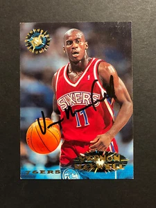 Vernon Maxwell 76ers Signed 1996 Topps Stadium Club Card #248 Auto Autograph - Picture 1 of 2
