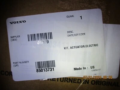 Genuine OEM VOLVO D13 turbocharger actuator 21754439 21517180 - Image 1 of 4