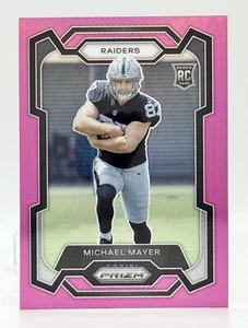 2023 Panini Prizm Pink #361 Michael Mayer RC Las Vegas Raiders - Picture 1 of 2