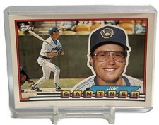 1989 Topps Big   Jim Gantner #184 Milwaukee Brewers FAIR