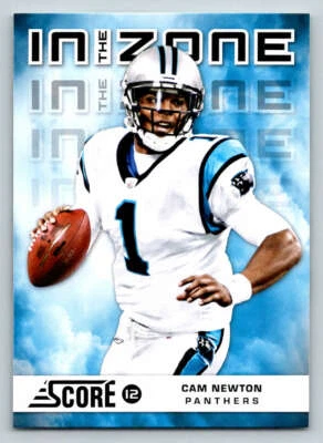 2012 Score In the Zone #6 Cam Newton (ref 219001) - Image 1 of 2
