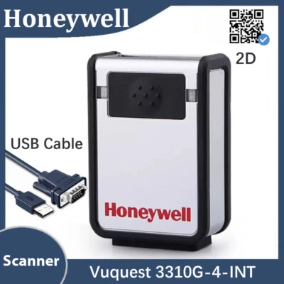 MARKENLOS Honeywell Vuquest 3310G-4-INT Kompakter 2D Barcode Scanner mit USB Kabel