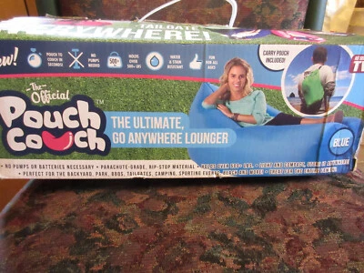 The Official Blue Pouch Couch As Seen On TV NEW - Image 1 of 4