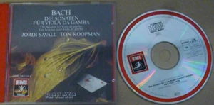 JORDI SVALL - TON KOOPMAN / BACH Sonaten für Beinviola / EMI - Bild 1 von 1