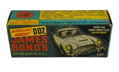 Corgi Toys #261 - James Bond Aston Martin D.B.5 - Goldfinger Edition W Box - Image 1 of 4