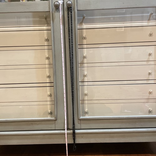 VETEMENTS Collana Perline 32" Nere