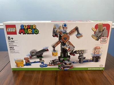 Lego Super Mario 71390 Reznor Knockdown Expansion Toy Building Set 862 Pieces - Image 1 of 4