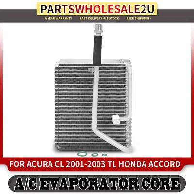 Aleta de placa de núcleo de evaporador de aire acondicionado frontal para Acura CL 01-03 Honda Accord 98-02 Foto 1 de 4
