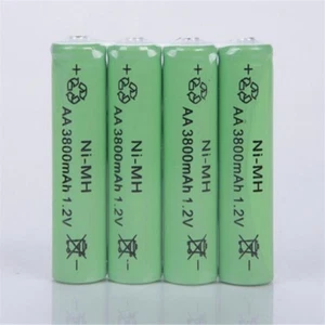 Batería AA Alta Calidad Nueva Original 3800mAh 1.2V NiMH Batería Recargable - Imagen 1 de 2