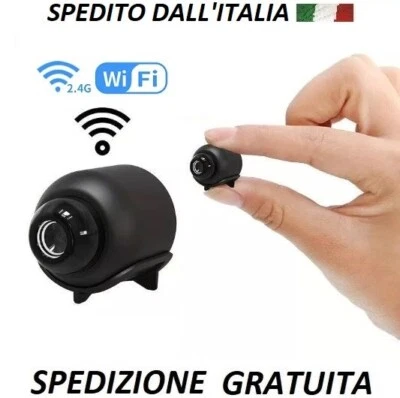 Telecamera WI-FI micro spia con controllo cellulare e rilevamento movimenti - Immagine 1 di 4