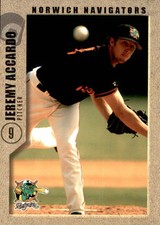 2005 Norwich Navigators Grandstand #4 Jeremy Accardo Mesa Arizona Baseball Card