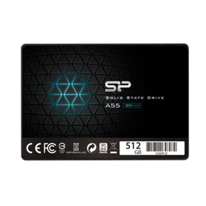 SSD "SILICON POWER" 512 GB -3D NAND A55 SLC Cache Performance Boost -2.5 Pollici - Foto 1 di 10