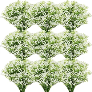 80 Pcs BabyS Breath Bulk Wedding Artificial Gypsophila Flowers - Picture 1 of 7