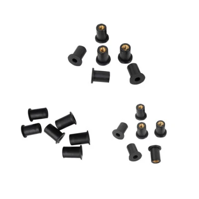 18 Stück  M5 M6 metrische Gummi Well Nuts Blind Fastener Wellnuts für Kajak - Bild 1 von 4