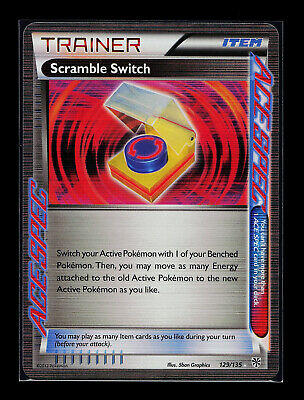 Pokemon Card - Scramble Switch - Plasma Storm 129/135 Rare Ace