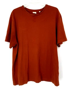 KOTN Burnt Orange T Shirt Size XL Egyptian Cotton - Picture 1 of 9