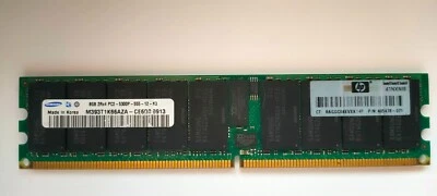 HP ORIGINALE MEMORIA SERVER - SAMSUNG M393T1K66AZA-CE6 8GB - P/N: 405478-071  - Immagine 1 di 3